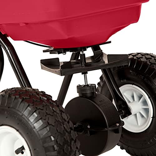 EarthWay 2050P 80lb Broadcast Spreader, Lawn Aerator, Fertilizer Spreader, 80lb Capacity, Pre-Assembled