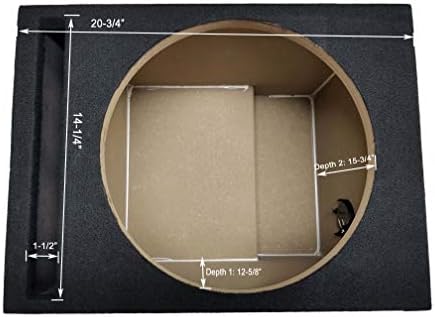 Bass Rockers BR15SV 15" Single Vented Subwoofer Enclosure Box Car Audiio