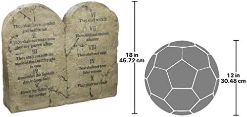 Design Toscano Ten Commandments Sculptural Tablet