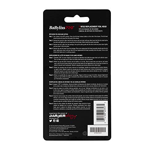 BaBylissPRO Replacment Foil and Cutter for MetalFX Double Foil Shavers