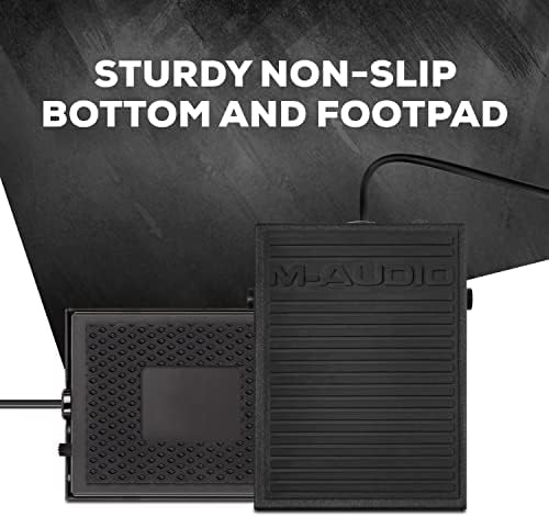 M-AUDIO EX-P Keyboard Expression Pedal | Universal Expression Pedal for MIDI Keyboards, MIDI Controllers, and Supported Guitar Effects Pedals