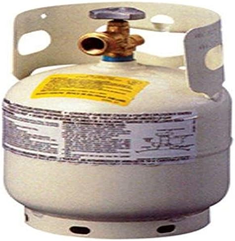 & Equip 10054.3 5lb Propane Tank , White