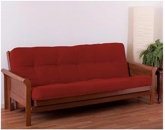 Blazing Needles Renewal 6" Twill Futon Mattress, Queen, Sage