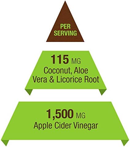 Apple Cider Vinegar 1500mg, 100% Organic, Pure & Raw - Healthy Digestion & Detox Support - 60 Day Supply
