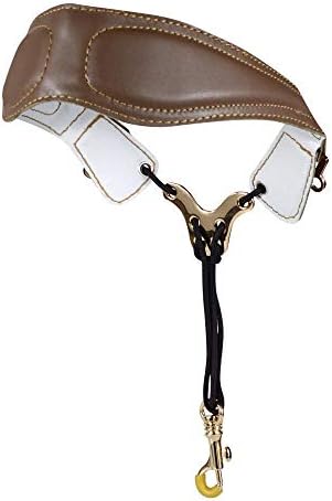 adorence Leather Saxophone Neck Strap for Alto & Tenor Saxophone - Red