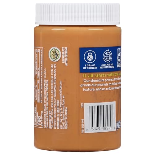 MaraNatha Organic Creamy Peanut Butter, 16 Ounce Jar