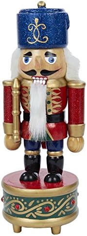 Kurt Adler Wooden Musical Soldier Nutcracker, 8.5-Inch