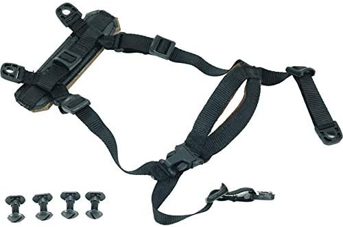 ATAIRSOFT 4 Points Helmet Accessory Retention System Chin Strap with Bolts and Screws for Fast Tactical Airsoft MICH IBH Helmet