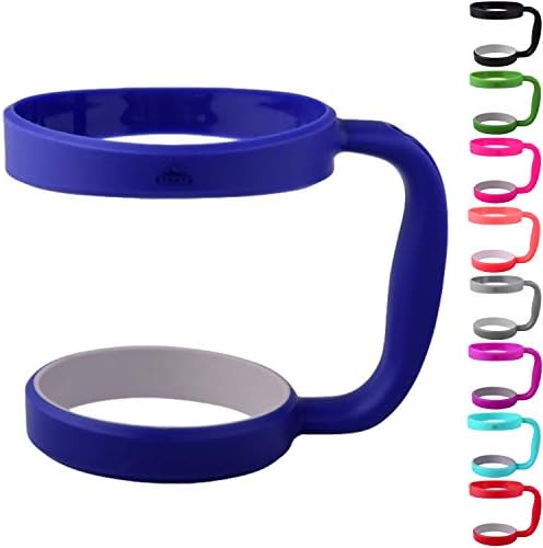 STRATA CUPS 30 oz Tumbler Handle - Available For 30 oz YETI Tumbler, OZARK TRAIL, Rambler Tumbler- BPA free (Black)