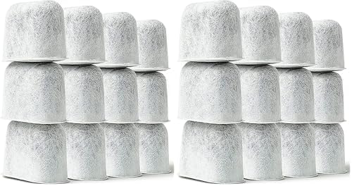 K&J 12-Pack Cuisinart® Coffee Filter Replacement Charcoal Water Filters for Coffee Makers - Fits all Cuisinart and Braun BrewSense Coffee Makers