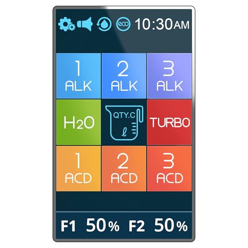 Tyent - Ace-13 Water Ionizer - Advanced Hydrogen Alkaline Water System - Adjustable pH Levels - Dual Ultra Filtration - Touch Screen Control - Turbo