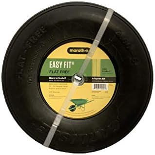 Easy Fit 4.00-6 Flat-Free Wheel Assembly for Residential Wheelbarrow