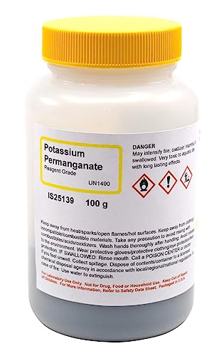 ALDON Innovating Science Potassium Permanganate, 100g - Reagent Grade - The Curated Chemical Collection