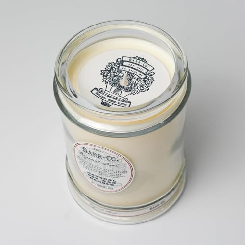 Barr-Co. Fir & Grapefruit Glass Tumbler Candle, 20 oz | Woody Citrus Scent, Long Burning Soy Wax Candle, Scented Candles for Home, Bathroom & Office, 120-Hour Burn Time