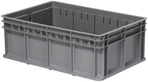 Akro-Mils 38358 Heavy-Duty Stacking Multi-Load Straight Wall Container Shuttle Tote for ASRS Automated Storage and Retrieval Systems