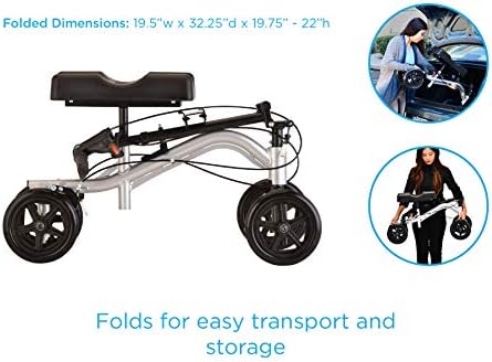 NOVA Turning Knee Walker Sliver