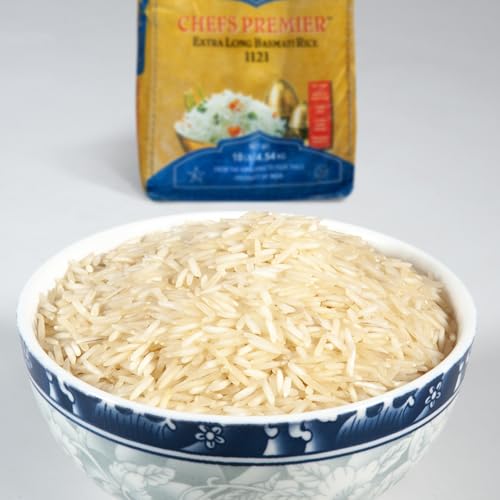 Golden Basmati Rice, 10LB, Gluten Free, Non GMO, Extra Long Grain Rice