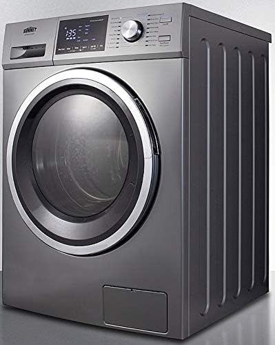 Summit Appliance 24" Washer Dryer Combo, Stainless Steel - SPWD2203P