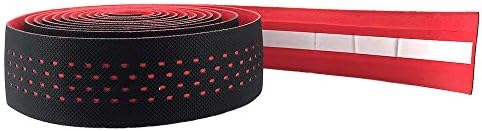 Tvoip 2 Rolls Soft Road Bike Bicycle Handlebar Cork EVA PU Bar Tape Professional Cycling Damping Anti-Vibration Wrap