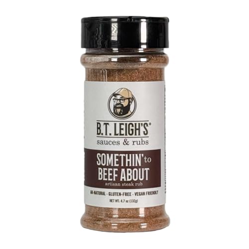 Umami Beef & Steak Rub | Vegan, Gluten Free Barbecue Rub & Seasoning | Made in Kentucky | All Natural, No Fillers, Small Batch