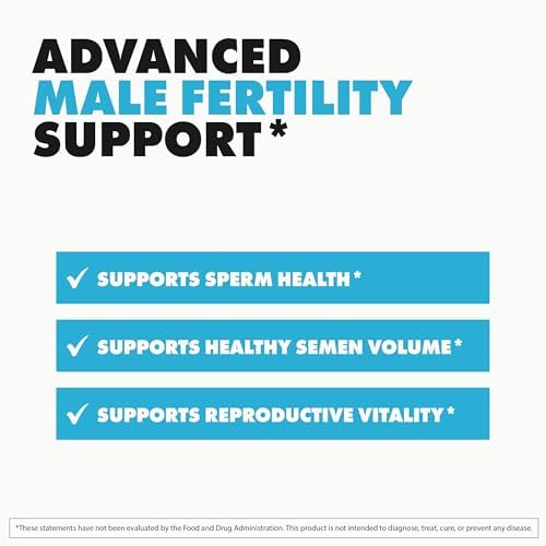 ONL Conquer Semen Volume Booster & Male Fertility Supplements, 60 Ct