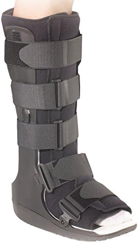 OTC Walker Boot Delux Short Low Top Leg Cast, Black, X-Small