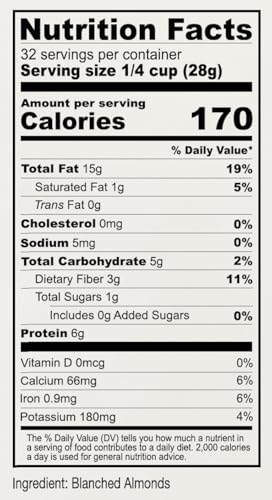 Anthony's Blanched Almond Flour, 2 lb, Finely Ground, Gluten Free, Non GMO, Vegan, Keto Friendly