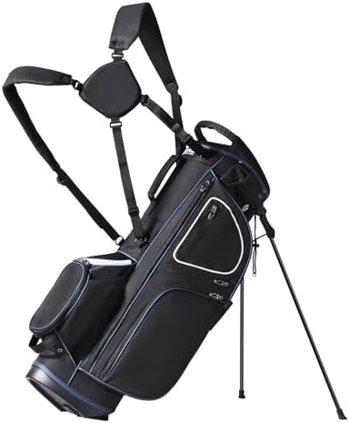 VEVOR Golf Cart Bag with 14 Way Organizer Divider Top, Premium Cart Bag with Stand, Durable Golf Bags with Handles & Dust Cover & Detachable Dual Strap for Men & Women