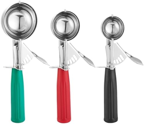 Saebye Cookie Scoop Set, Ice Cream Scoop Set, Cookie Scoops for Baking, Multiple Size Large-Medium-Small Size Disher