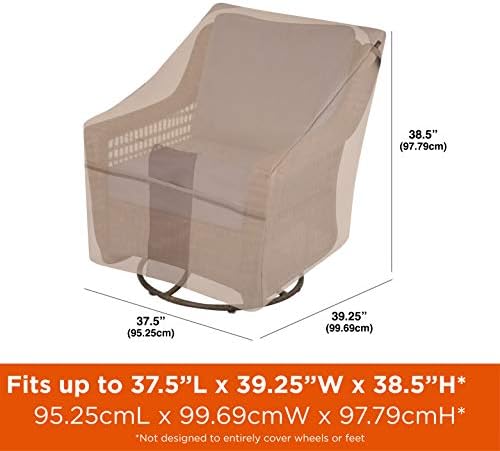 Modern Leisure Monterey Patio Lounge/Swivel Chair Cover - Weather-Resistant Fabric - Outdoor Furniture Protection Perfect for Patio, Deck