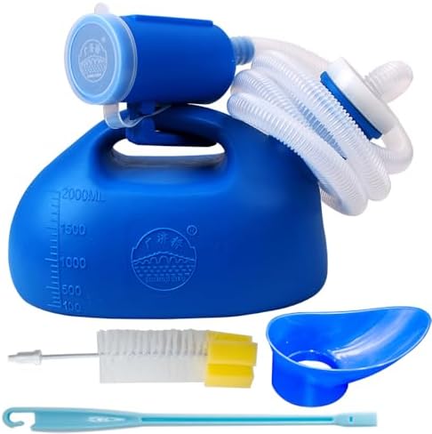 2000ML Urinal for Men, Spill Proof Urine Bottle, Pee Bottle for Hospital