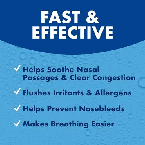 Arm and Hammer, Simply Saline Nasal Care Daily Mist - Instant Relief for Every Day Congestion - One, 4.5 Ounce