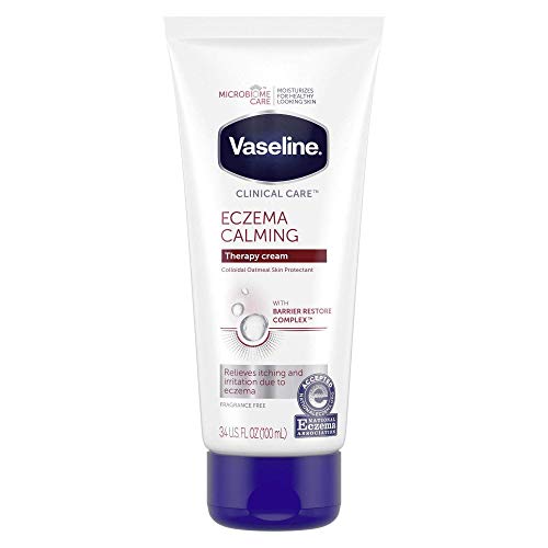 Clinical Care Eczema Calming Therapy Cream, 3.4 fl oz (100ml) Moisturizing Hydrating Body Lotion