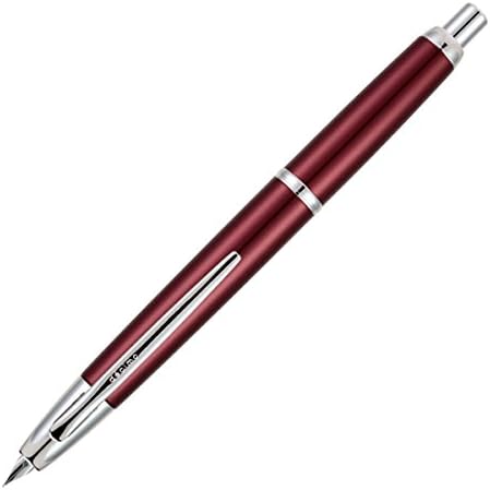 PILOT Vanishing Point Decimo Refillable & Retractable Fountain Pen, Light Blue Barrel with Rhodium Accents, Blue Ink, Extra Fine Nib (65337)