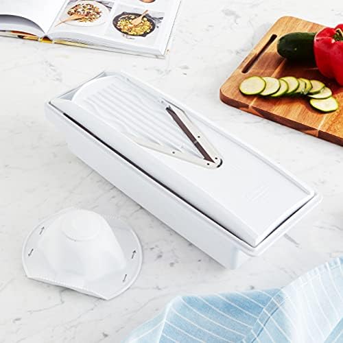 Swissmar V-Prep™ Mandoline Slicer – Versatile Kitchen Slicer for Julienne, Shred
