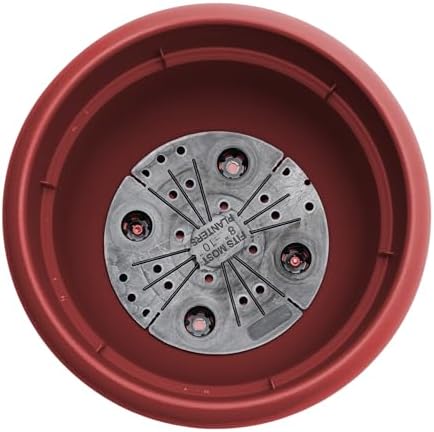 Bloem AP1013 Ariana Self Watering Planter 10" Burnt Red