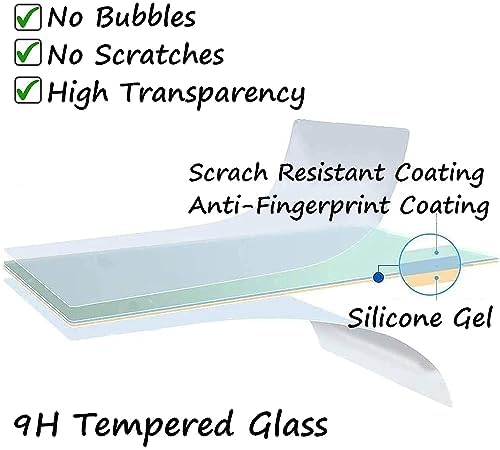 PCTC 3 Packs Screen Protector Accessories for Sony A6400/A6100/A6000, 9H | Compatible with A6600/A6300/A5000/Nex-7/NEX-6/NEX-5, 0.3mm tempered glass