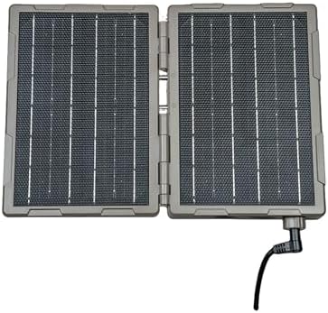 Tactacam Reveal Folding Solar Panel, 7.2W, Built-in Battery | 12V/2A output, stores energy for overnight and cloudy-day use, folds flat for transport