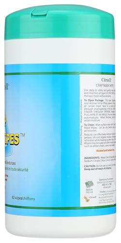 Citrus Magic CPAP Mask Cleaner Wipes 62 ct