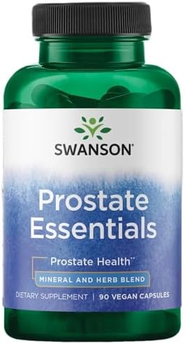 Swanson Prostate Essentials - Mineral and Herbal Supplement Promoting Prostate Health Support - Zinc andSaw Palmetto Formula Aiding Urinary Tract