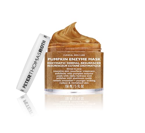 Peter Thomas Roth | Pumpkin Enzyme Mask | Enzymatic Dermal Resurfacer, Exfoliating Pumpkin Facial Mask for Dullness, Fine Lines