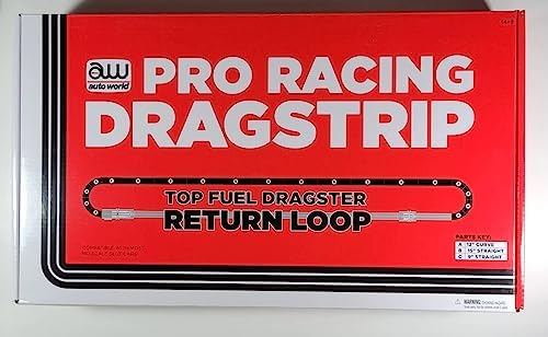 Round 2 LLC AW Drag Strip Return Track Extension Kit RDZRS230 HO Slot Racing Track