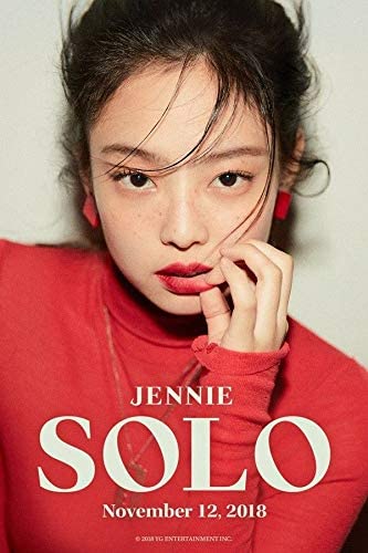 BLACKPINK Jennie SOLO 1st Solo Album 72p PhotoBook+1p PostCard+1p Card+Tracking K-POP Sealed
