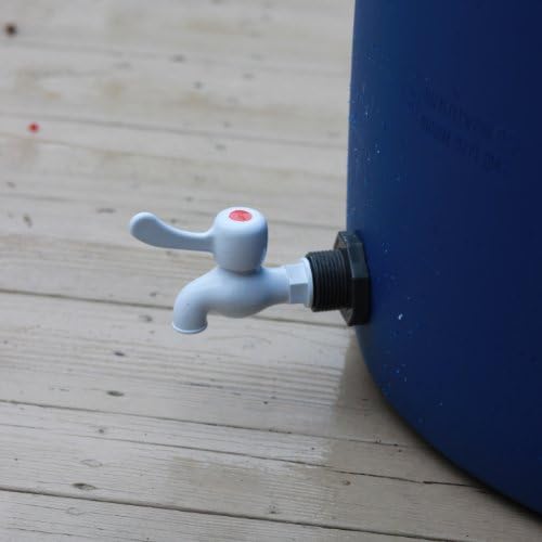RBS100 Plastic Rain Barrel Spigot Kit(with Bulkhead Fitting)