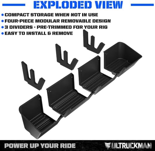 Under Seat Storage Box for F-150 Crew Cab & Super Duty 2015-2026 | Foam-cut for long gear. Hidden. Waterproof. No-drill. ULTRUCKMAN — Built for the Haul.
