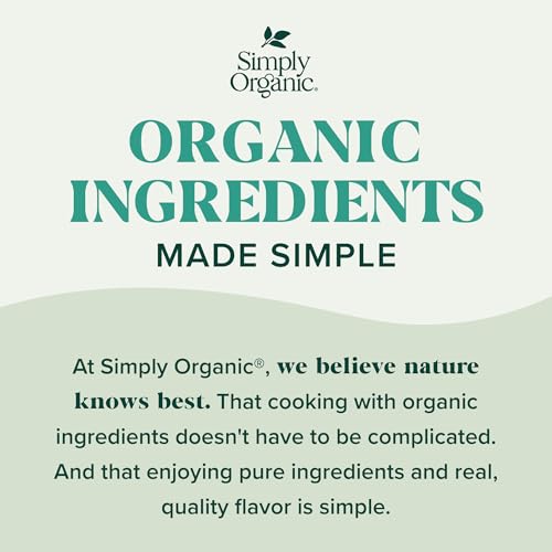 Simply Organic Spice Right Everyday Seasoning Blends, Garlic & Herb, 2 Ounce