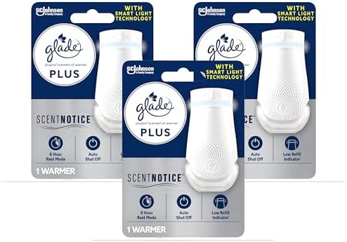 Glade PlugIn Plus Air Freshener Warmer, Holds Scented Oil Refill, 1 Count
