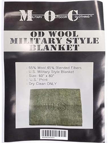 9023 U.S. Style Wool 3-Pound Military Blanket