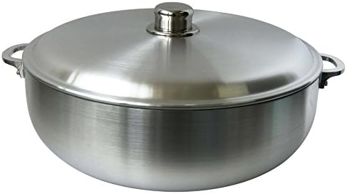 Wee's Beyond Heavy Gauge Caldero Dutch Oven with Aluminum Lid, 3.7 quart, Silver