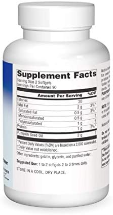 Planetary Herbals Full Spectrum Pumpkin Seed Oil, Botanical Support for The Prostate*, 1,000 mg - 180 Count | Botanical Support for The Prostate